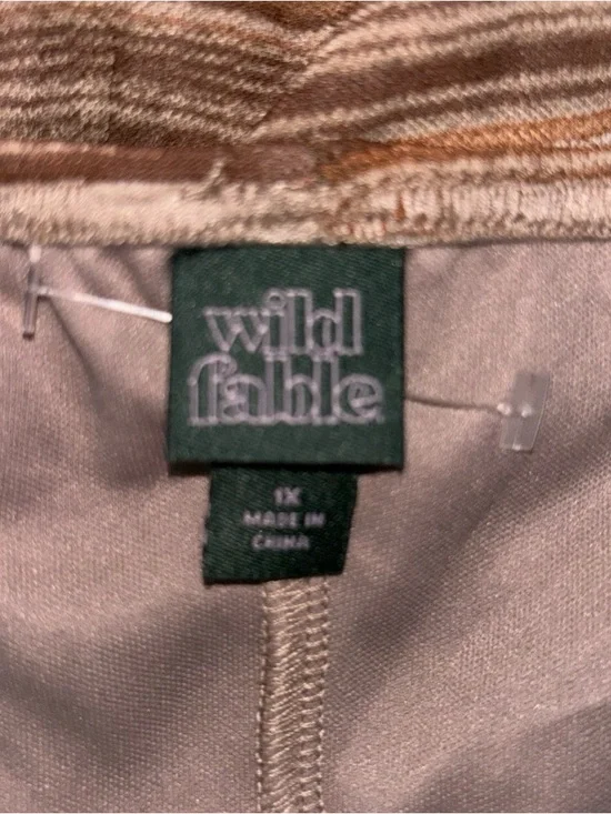 Striped Cowl Neck Slip Dress in Brown and Taupe, P2P:18”, L:35” - Picture 6 of 6